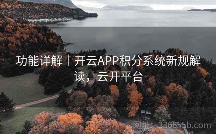 功能详解｜开云APP积分系统新规解读，云开平台  第2张