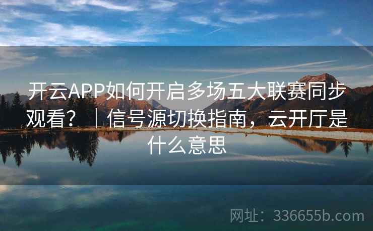 开云APP如何开启多场五大联赛同步观看？｜信号源切换指南，云开厅是什么意思